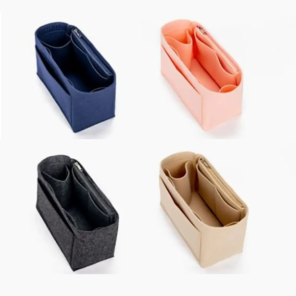 High-quality Felt Handbag Insert Bag Bag Support Organization Purse Liner Portable Storage Bag Organiser for For Longchamp