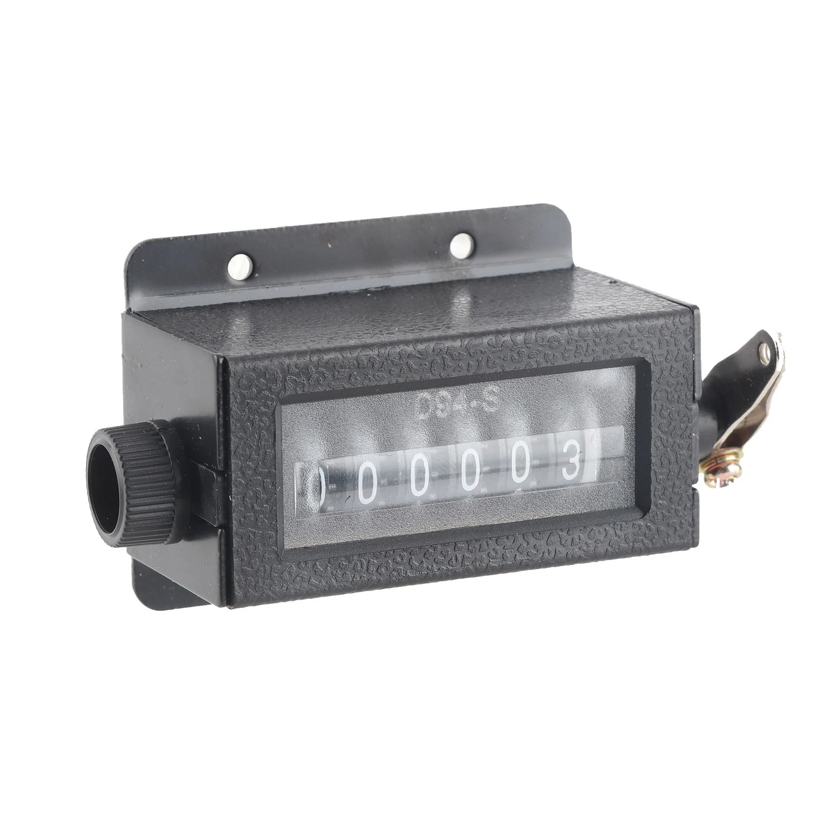 عداد ميكانيكي D94-S مكون من 6 أرقام عداد سحب قابل لإعادة الضبط 0-999999 نطاق العد أدوات السجلات التراكمية عداد ميكانيكي