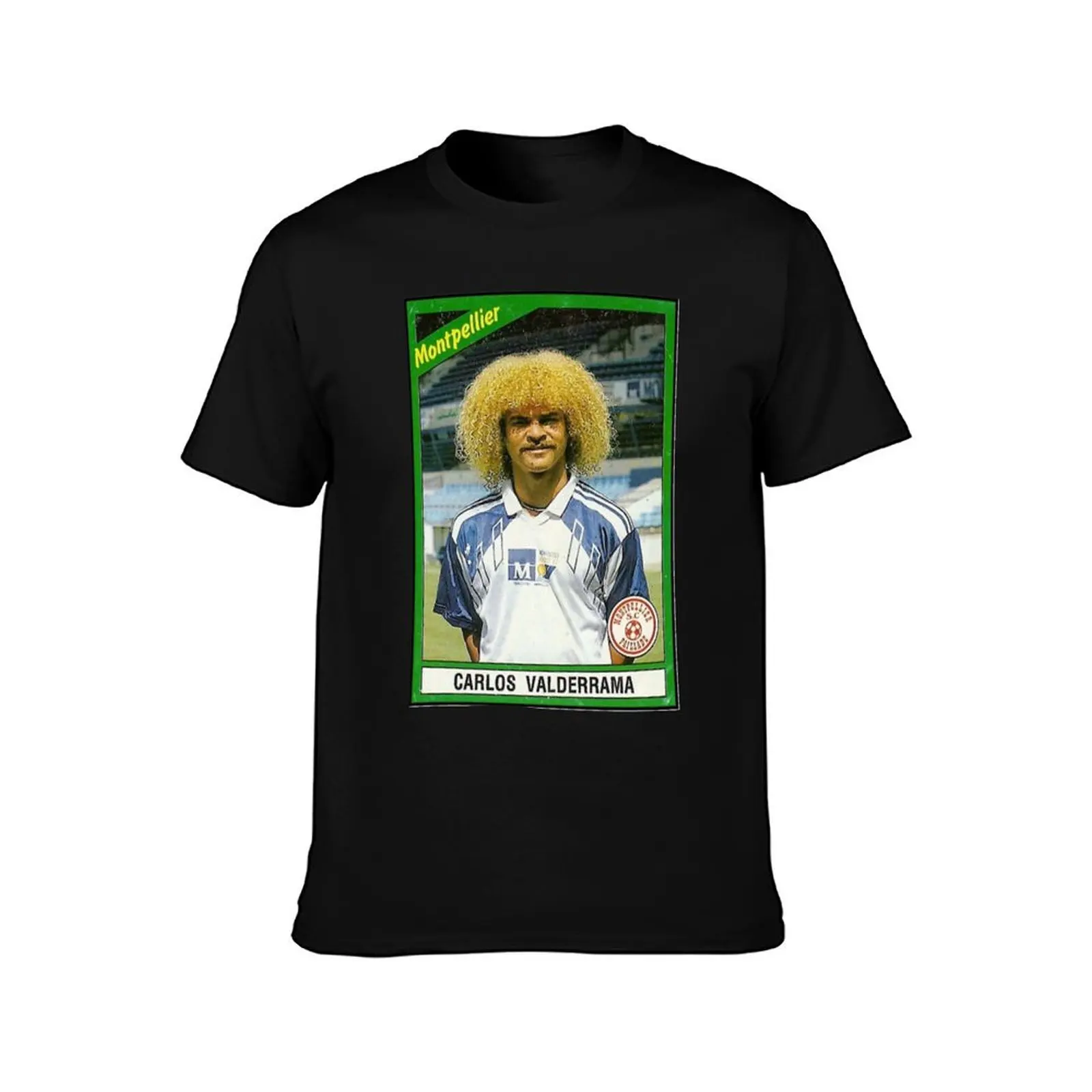 Carlos Valderrama T-Shirt man t shirt cotton high quality T-Shirt