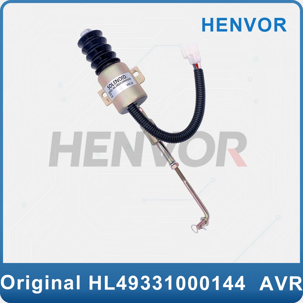 HL49331000144 12V Engine Stop Flameout Solenoid Valve Compatible Generator Bus