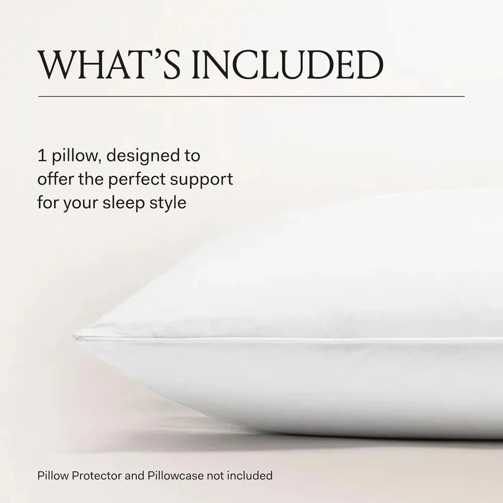 Almofada de câmara Boll & Branch Down – Macio, king size – Refrigeração naturalmente, conforto e suporte premium – sem crueldade