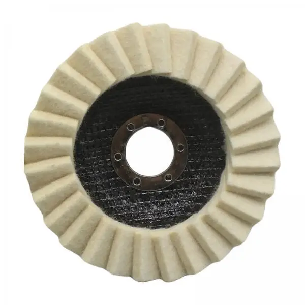 Buffing Wheel Round Wool Polishing Disc Pad for Angle Grinder Metal Surface Smoothing Woodworking Jewelry