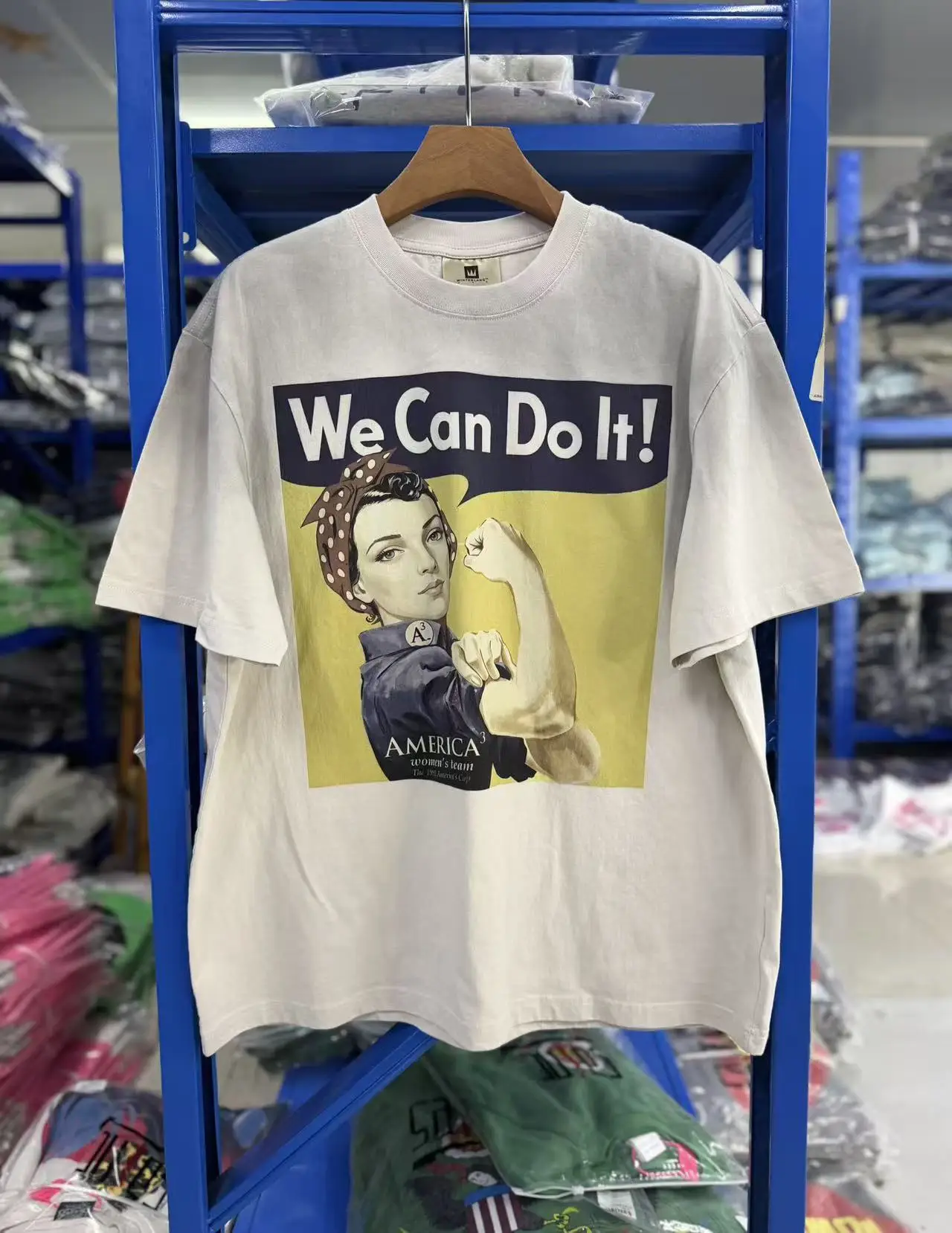 Summer Vintage Letter Pattern Printed Washed Cotton High Street Casual Short Sleeve Loose Comfortable Fashion T-shirt Men