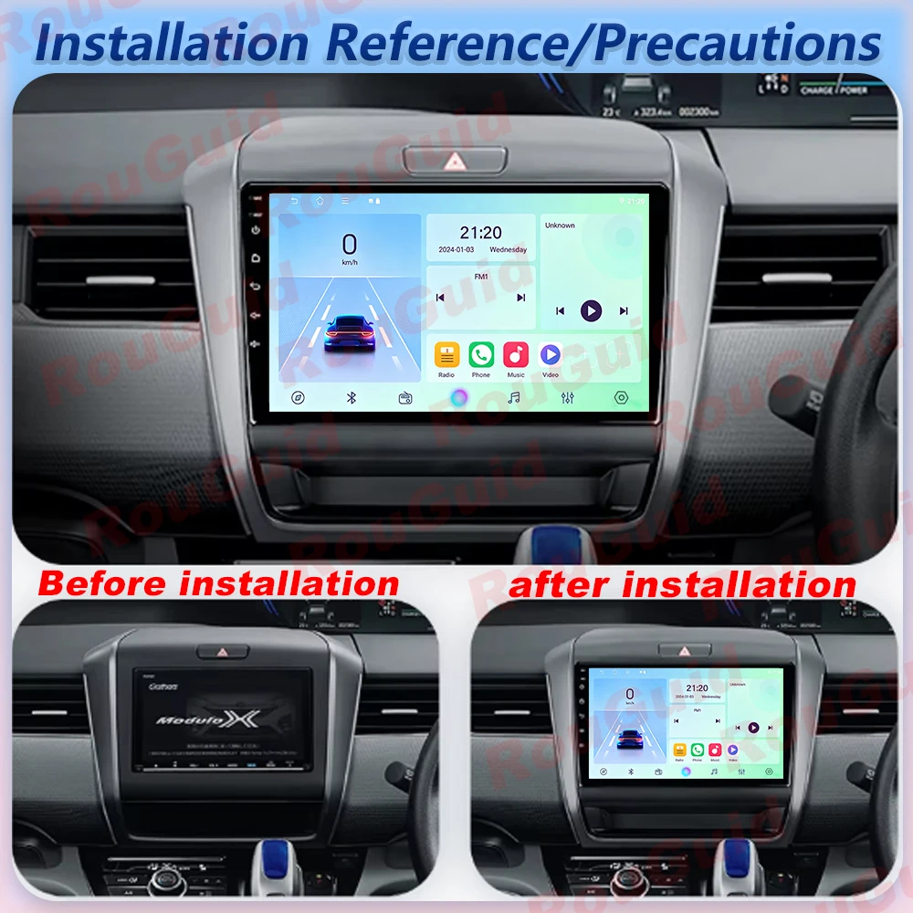 Carplay Car Radio Autoradio For Honda Freed 2 2016 - 2020 Multimedia Player GPS Navigation Touch Screen Video DSP 5G Head Unit