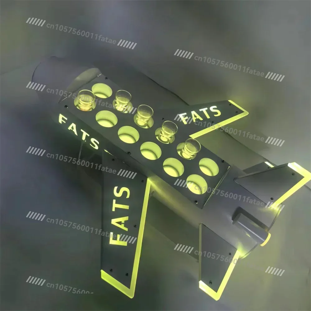 

Tray Led Bottle Presenter VIP Service for Restaurant Bar Lounge Nightclub Custom Aircraft Shot