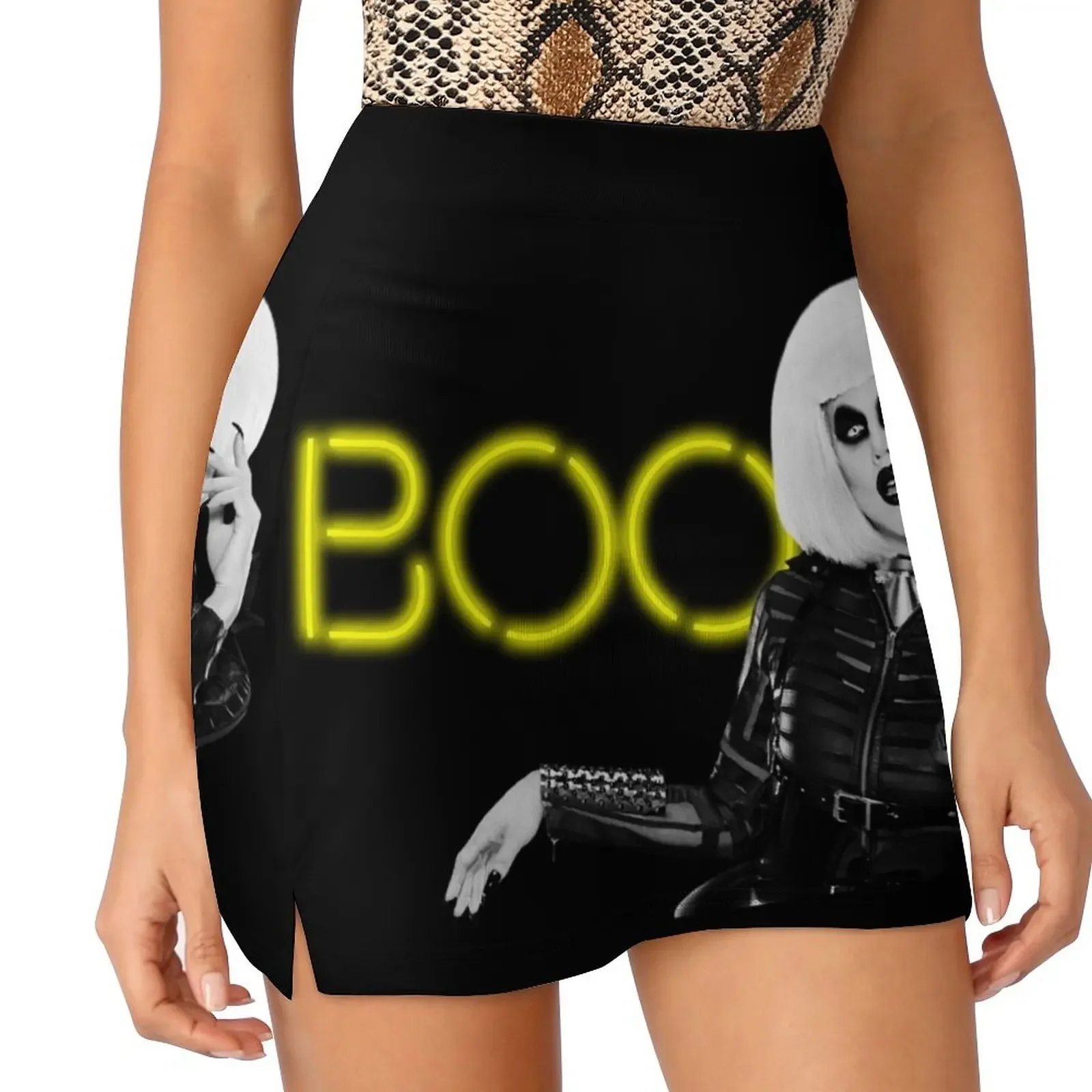 

Boo! - Sharon Needles Mini Skirt korean fashion mini skirts Woman short skirt Short skirts