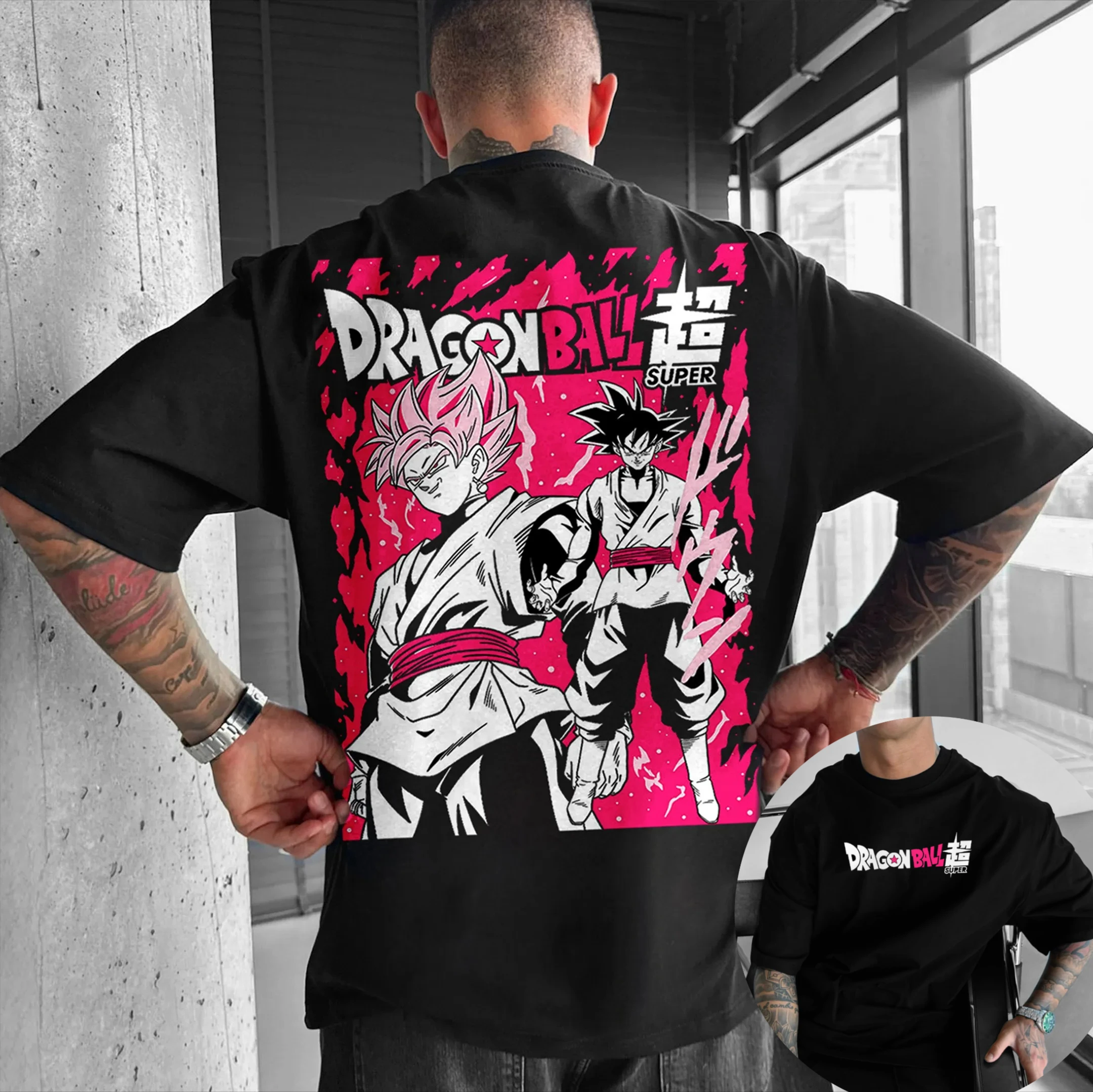 

Мужская футболка с круглым вырезом и коротким рукавом, летняя, дышащая, спортивная, хлопковая, в американском стиле, с принтом Dragon Ball 2026, с изображением Гоку, Ins