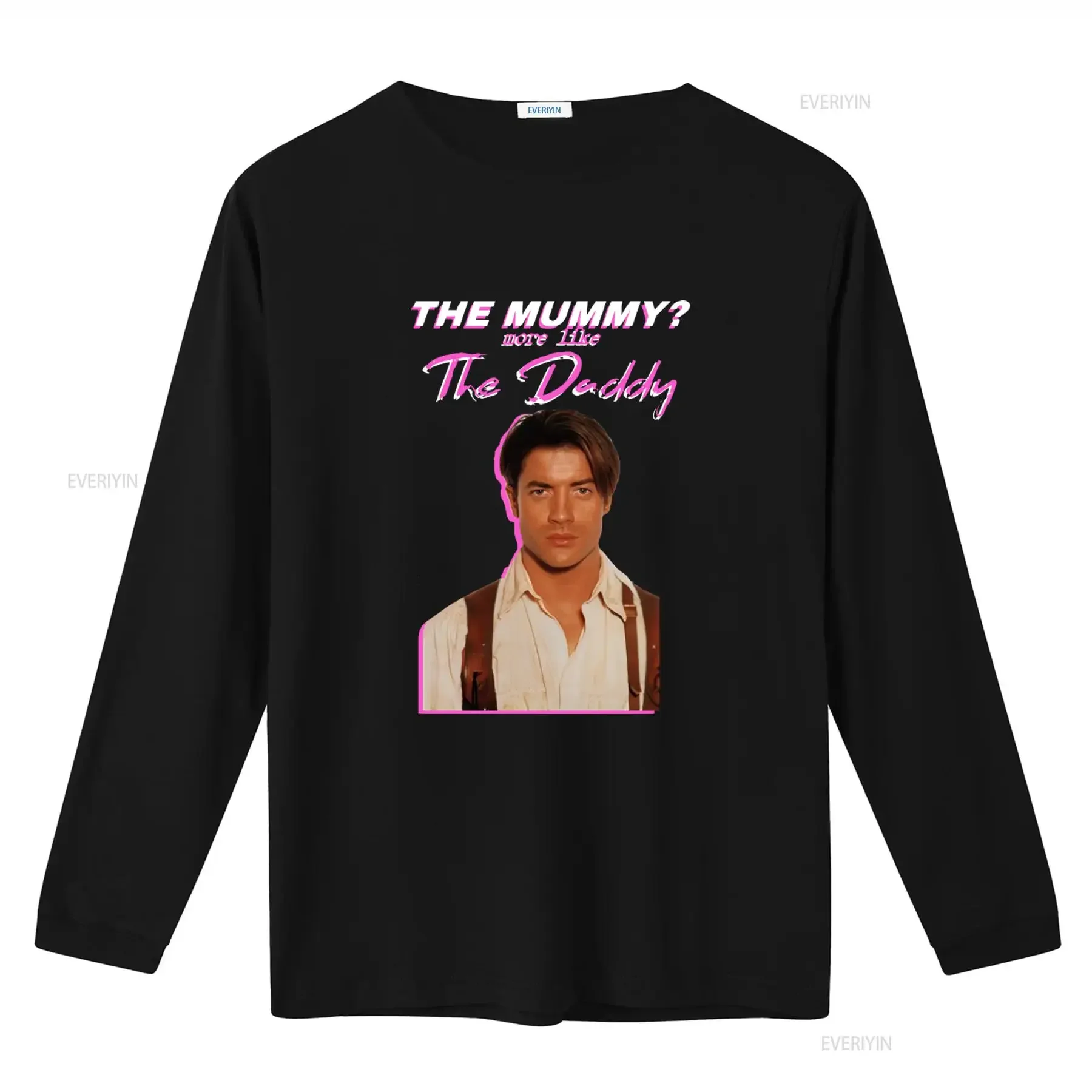 Brendan Fraser The Mummy Daddy T Shirt Sizes S 5XL Made in USA vintage Washed fashion Stretched streetwear designer clothes