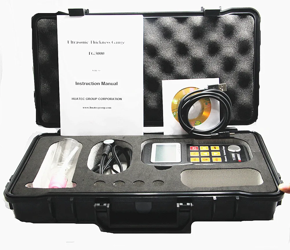 TG3000 Pulse Wave Directly Measure the Workpiece Popular Ultrasonic Thickness Gauge