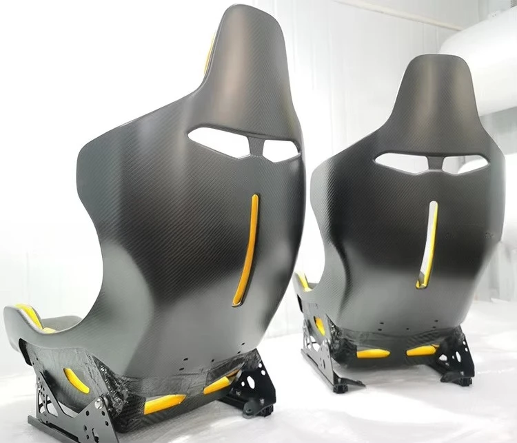 OEM Real Carbon Fiber Super Luxury Car Seat Replacement with Alcantra Cover for for Race Car Seats