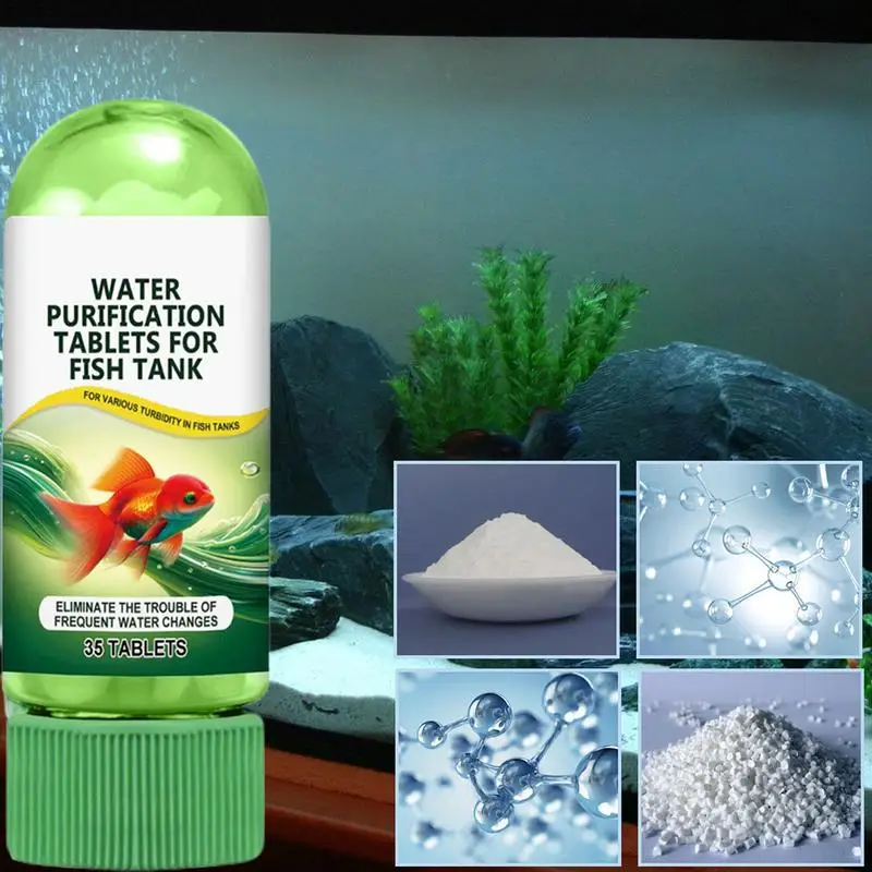 Aquarium Wasser Reinigung Tabletten Schnelle Aquarium Wasser Filter Aquarium Tabletten Verbessern Wasser Qualität Aquarium Zubehör