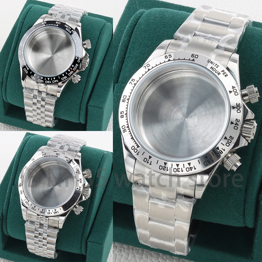 

40mm VK63 Watch Case Accessories for Daytona VK63 VK64 Automatic Movement 29mm Dial 316L Steel Jubilee/Oyster/Presidential Strap