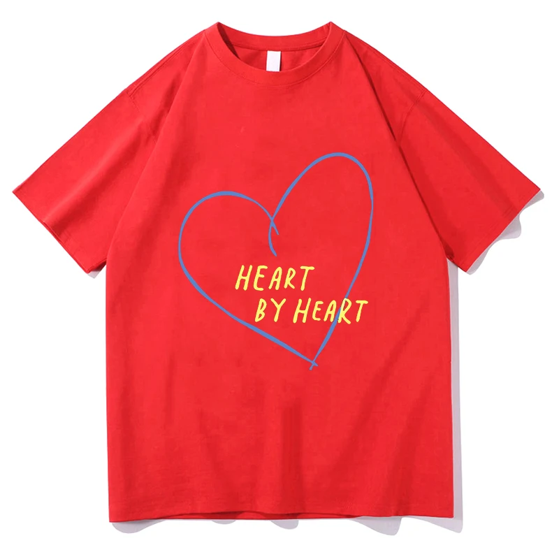 جو جوناس القلب بالقلب بلايز جديدة ملونة الجمالية تي شيرتات قطن الرجال النساء عادية شارع العليا Y2k تيز فاسق الشارع الشهير #5