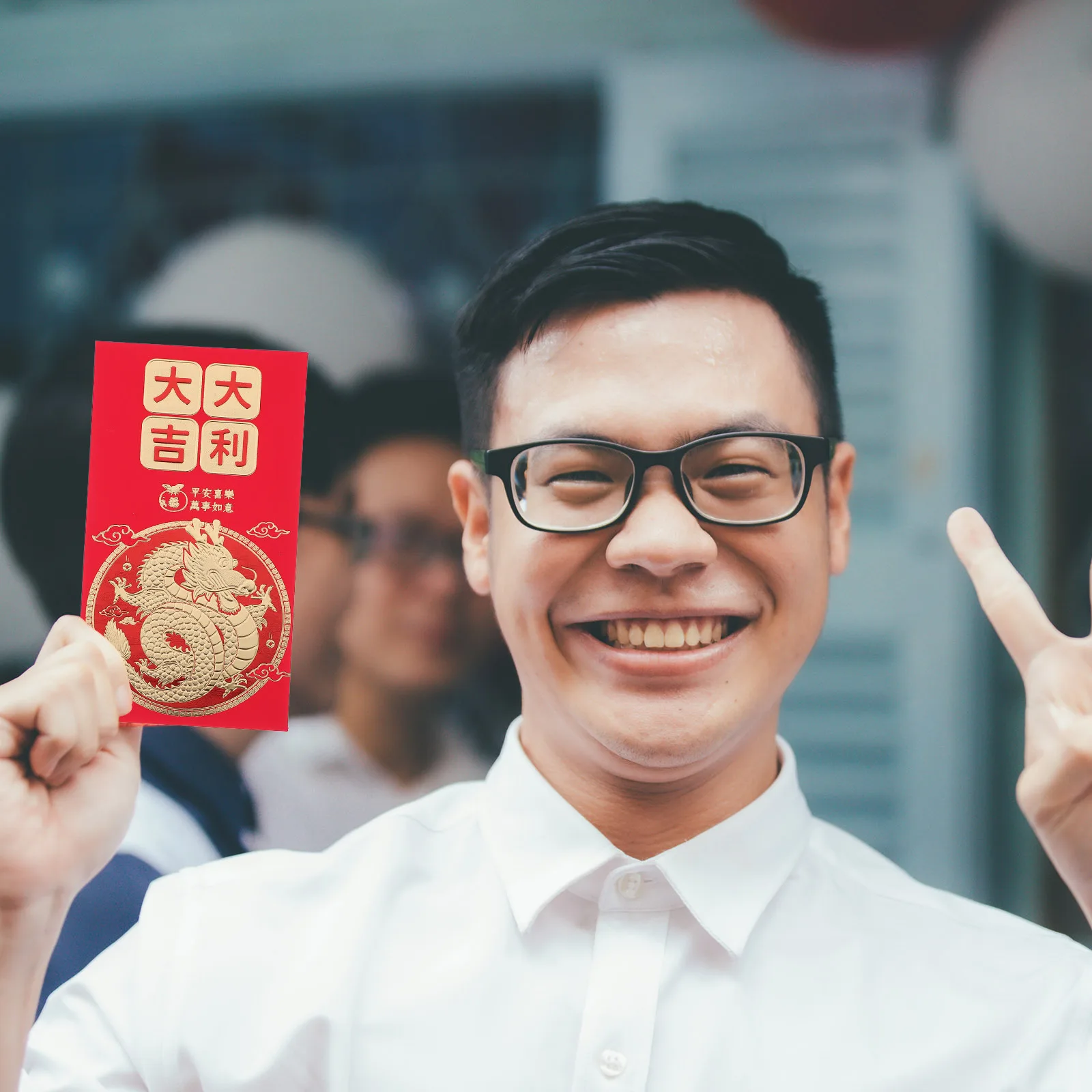 

30Pcs Chinese Red Envelopes New Year Dragon Pattern Lucky Money Packets Spring Festival Gifts Red Envelopes New Year Envelope