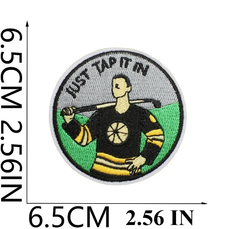 

Computer Embroidery Golf Embroidery Cloth Sticker Cartoon Club Zhang Zai Course Patch Sticker Clothes Decorative Sun Hat