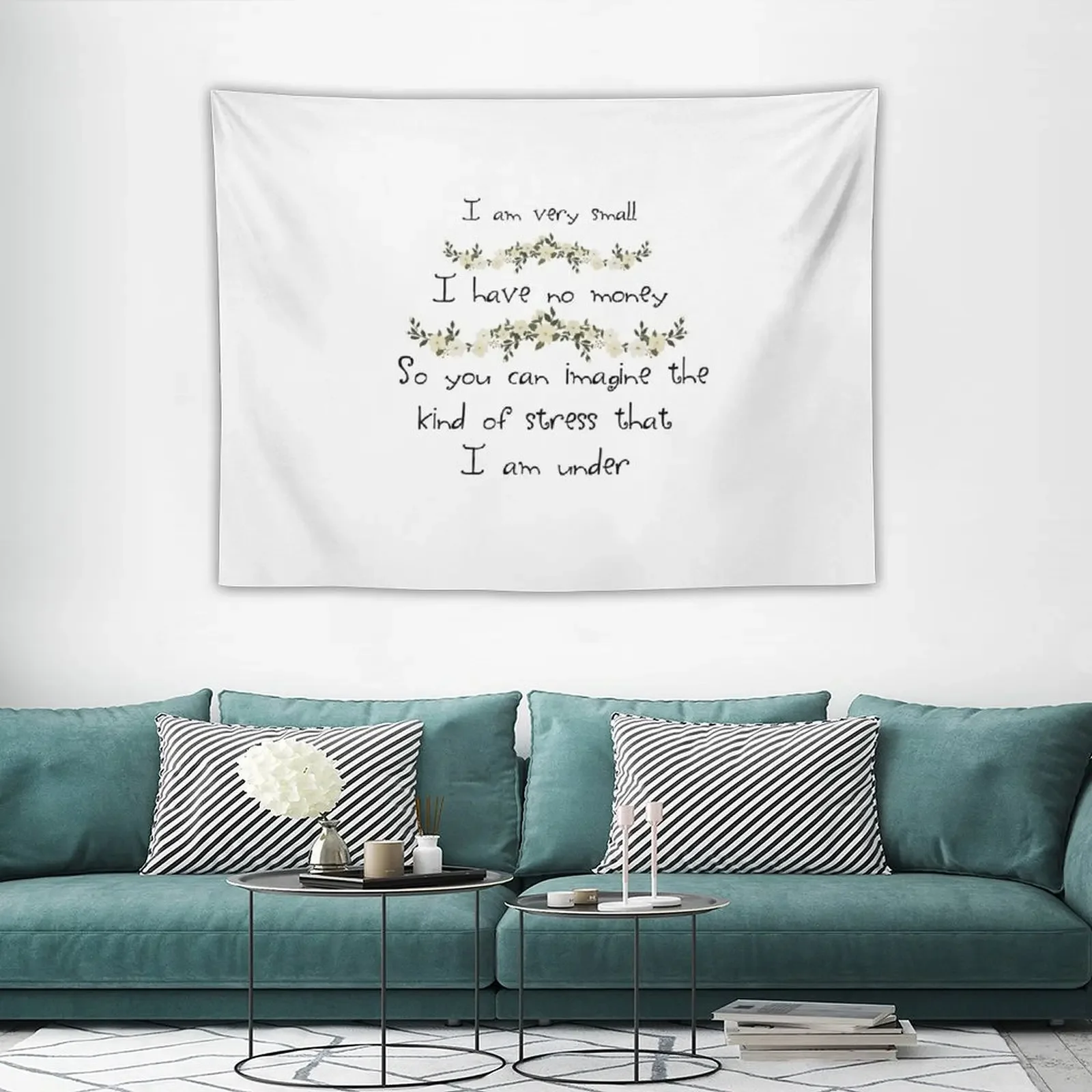 Small and Poor Tapestry Cute Decor Wall Decor Tapestry