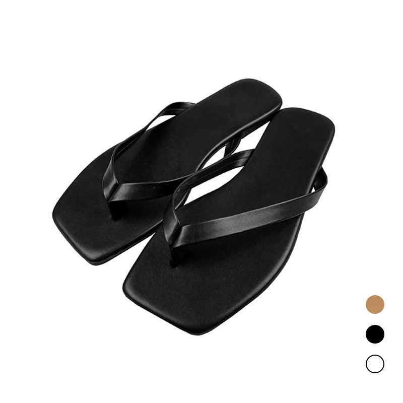 

MRCYC мужские повседневные модные летние тапочки-стринги, пляжные праздничные износостойкие тапочки на плоской подошве, однотонные тапочки из искусственного материала