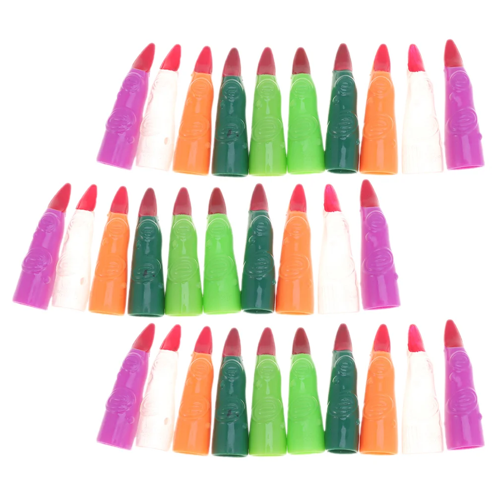 100 Pcs Witch Fingers Costume Halloween Masquerade Nails Supplies for Cosplay Prank Props Plastic Fake Costumes