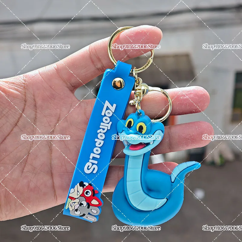 Urocze breloczki z kreskówki anime Zootopia 2, kawaii Disney, breloczki do kluczyków samochodowych, figurki akcji Judy i Nicka, breloczki z lalkami, prezenty świąteczne.