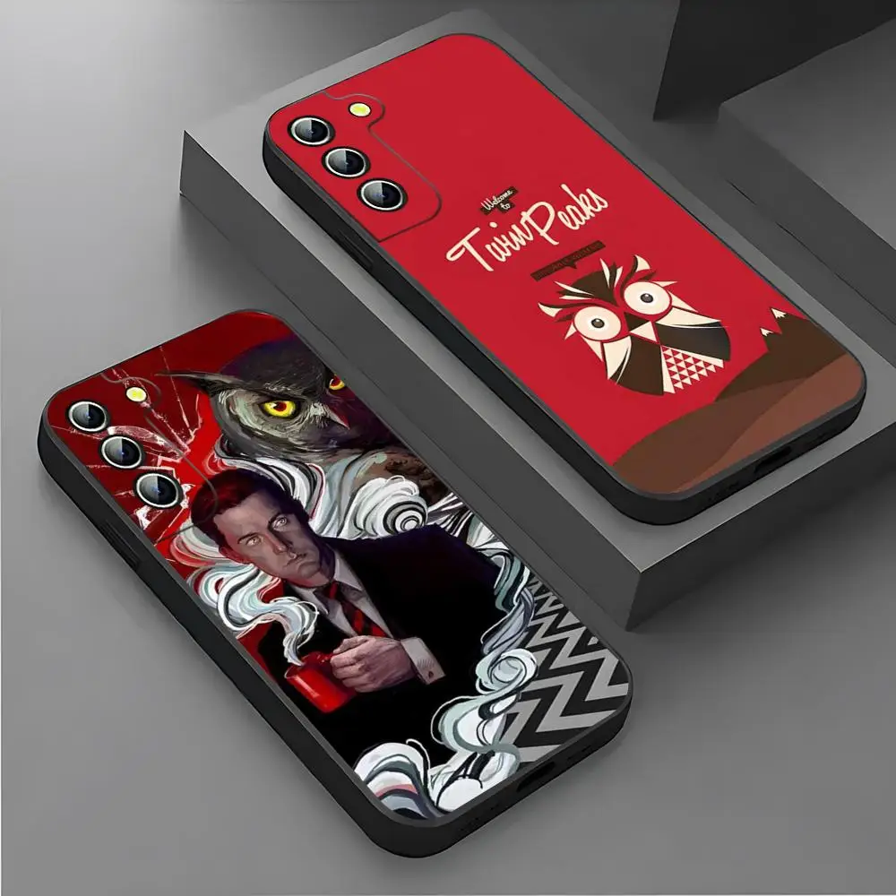 Twin Peaks Phone Case For Samsung S24 Ultra S22 S23 S20 Fe S21 Plus Galaxy A54 A34 A24 A53 M54 Note 20 Back Cover