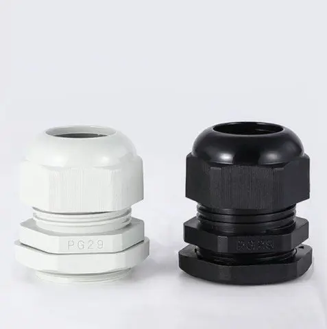 10pcs Waterproof Joint M10 M12 M16 M18 M20 M22 M24 M25 Nylon Cord Grip Kit IP68 Wire Connector Electric Plastic Cable Gland