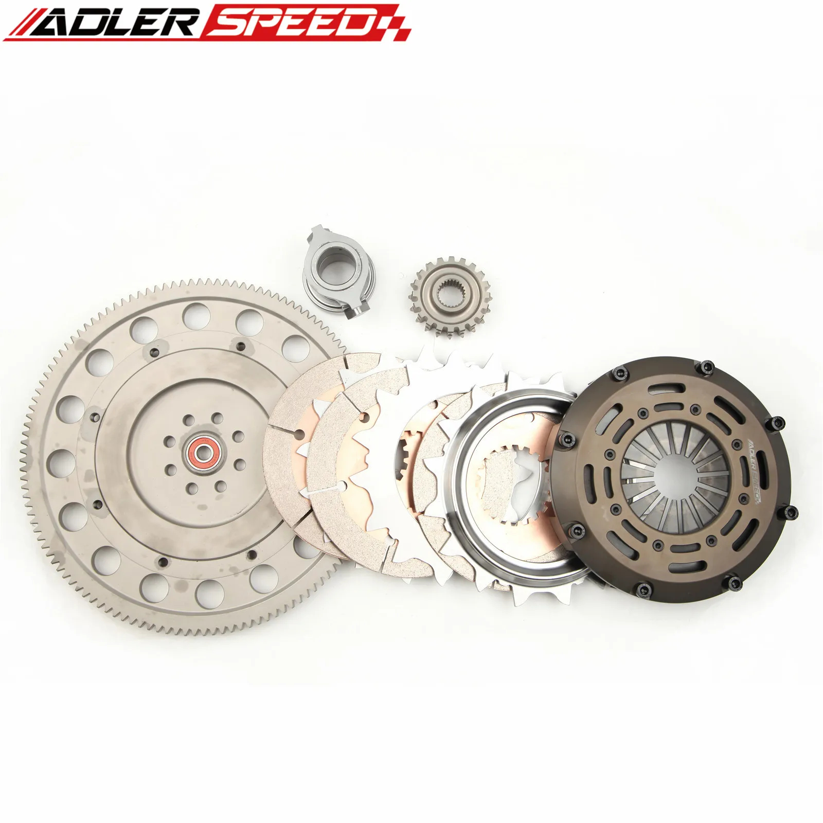 ADLERSPEED Clutch Triple Disc Kit For SUBARU WRX STI EJ25 6-SPEED 04-18 Medium WT