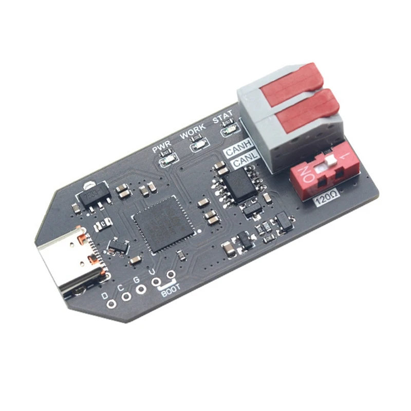 

ABZY-USBCAN Конвертер USB в CAN CANABLE Приемопередатчик Отладчик Протокол Анализатор Розетка Совместимая SLCAN Поддержка CAN FD