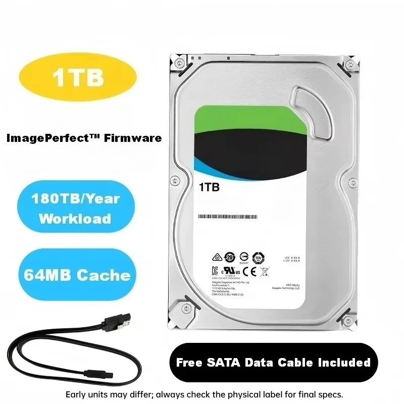 FOR ST1000VX005 1TB Security Video Dedicated Mechanical Hard Disk 1TB Vertical