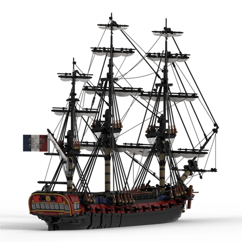 MOC 6149PCS Pirate Ship Model Architecture DIY Education Creative Idea Children Brick Toy Birthday Building Christmas Gift Block