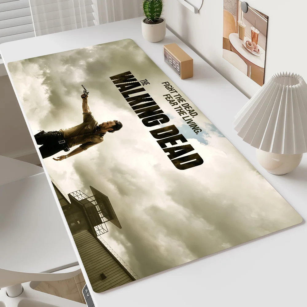 Mouse Movie Pad W-Walking MousePad Non-slip Lockedge Office Student Terrifying Gaming Dead Thickened Large Writing Pad Cushion