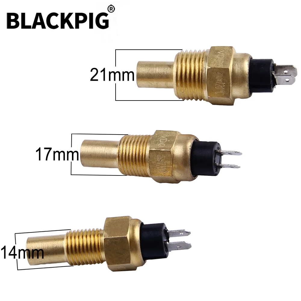 

14/17/21mm VDO Diesel Engine Water Temperature Sensor 120C Alarm Generator Part Transmision Universal Origin Electric Sensor