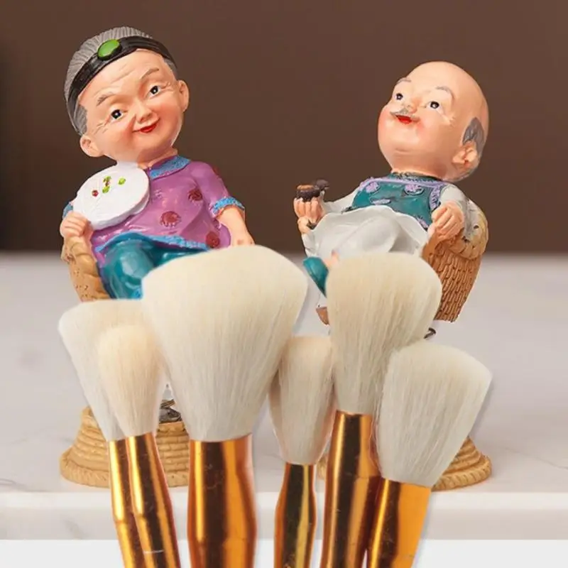 12pcs Art Wool Brush Set For Ceramic Glaze/painting Coloring Watercolor Paint Acrylic Craft DIY Painting Pen Art Supplies