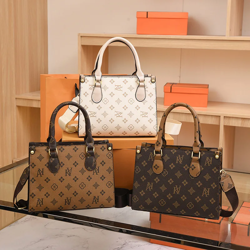 Sac fourre-tout élégant rétro pour femme, sac à bandoulière, imprimé floral, sac à main pour femme, texture luxueuse, sac messager pour les trajets quotidiens