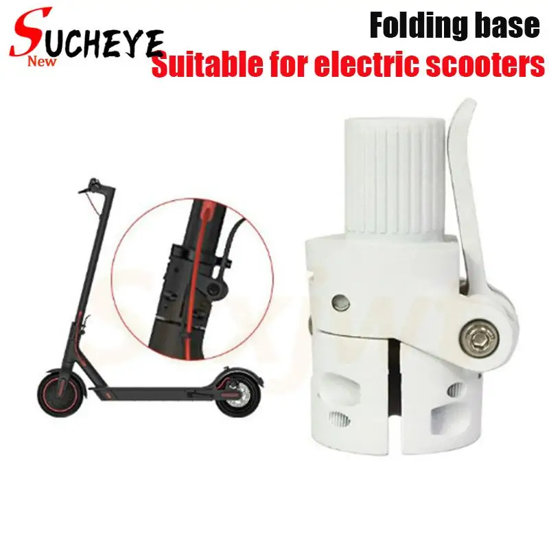 

High strength scooter pole folding assembly anti breakage and anti loosening safety locking