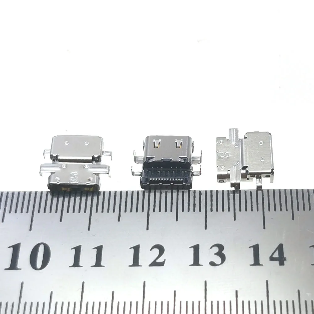 5pcs USB 24Pin Female Type-c Charging Data Port Connector For HP SPECTRE X360 15-BL Short USB-C Power Jack Connector