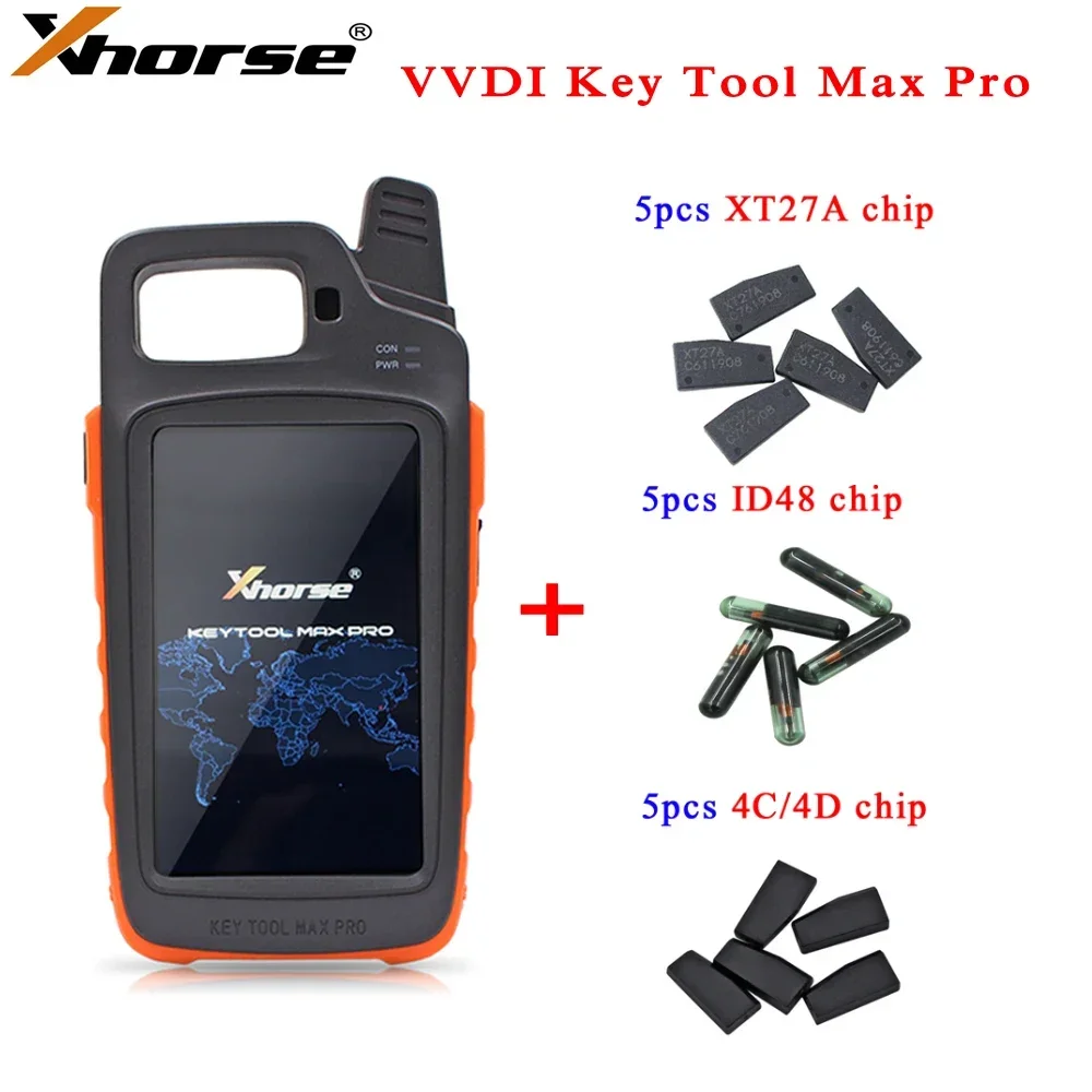 

Newest Xhorse VVDI KEY TOOL MAX Pro Combines Key Tool Max and Mini OBD Tool Functions Adds Voltage and Leakage Current