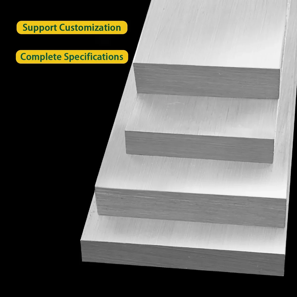 6061 Aluminium Flat Bar Plate Block CNC Metal Thickness 20mm Width 25 30 35 40 45 50 55 60 65 70 75 80 85mm Length 50mm