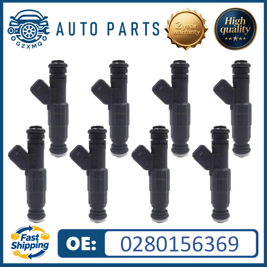 8pcs 0280156369 Fuel Injectors for Ford F-150 2002 5.4L V8 Supercharged#XL3V-A5A
