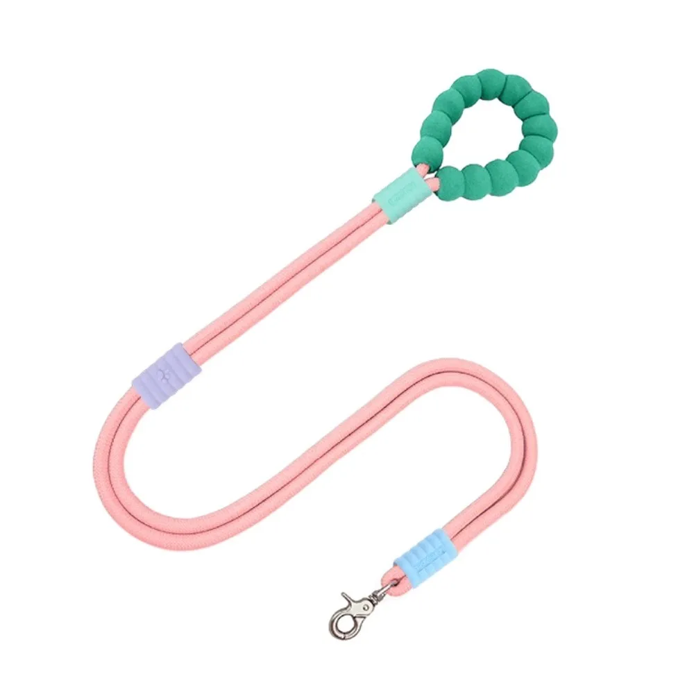 

Anti Slip Hands Free Dog Leash Foam Handle Candy Color Pet Traction Rope Adjustable Easy on Body Dog Chains Outdoor