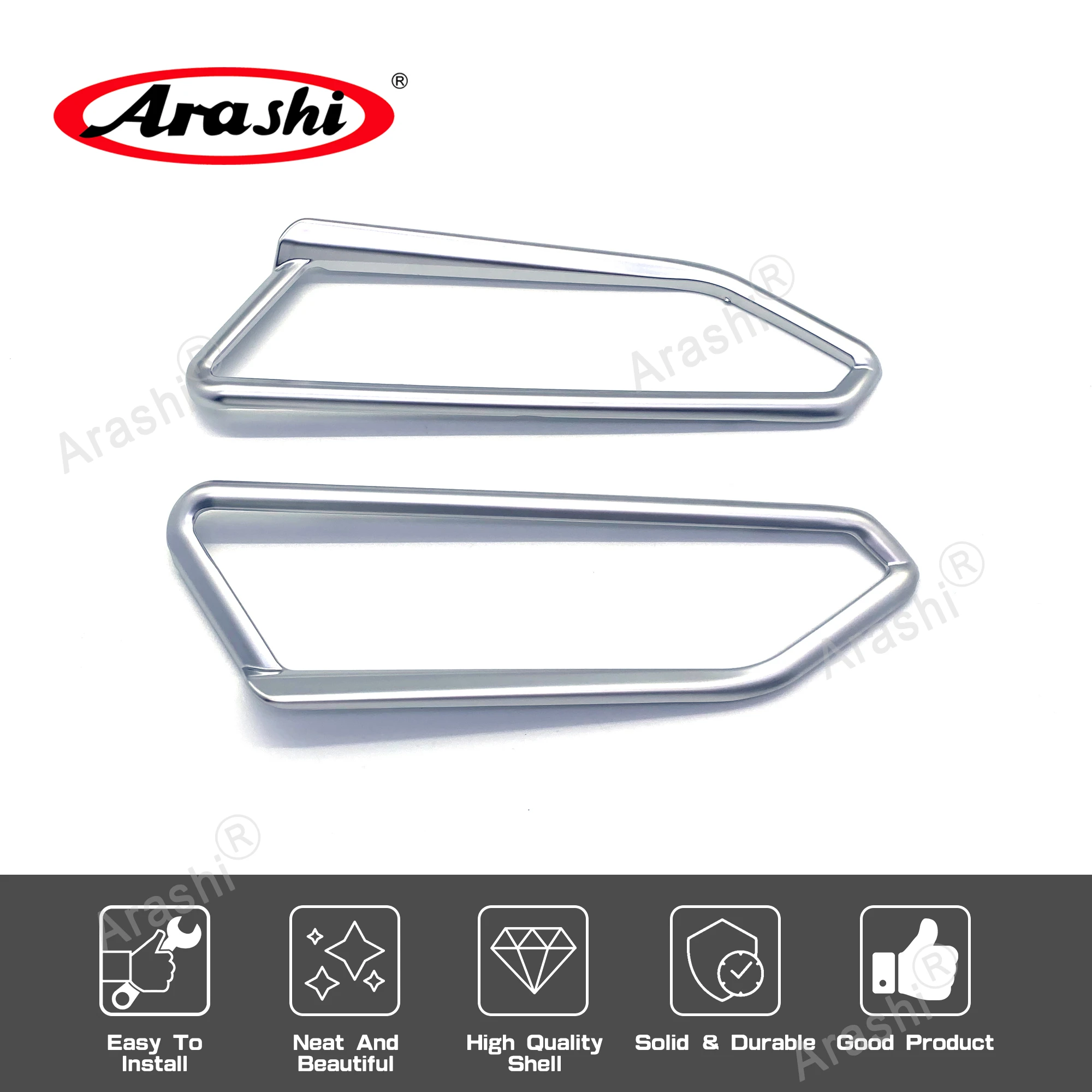 ARASHI Chrome Mirror Surround Frame Trim For HONDA Goldwing 2018 2019 2020 2021 2022 2023 GL1800 GL 1800 Gold Wing Decorative