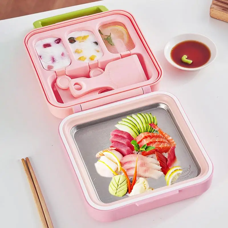 Ice Popsicles Molds 2 In 1 Reusable Ice Cream Maker Multifunctional Kitchen Gadget Dessert Making Tool For Family Gathering