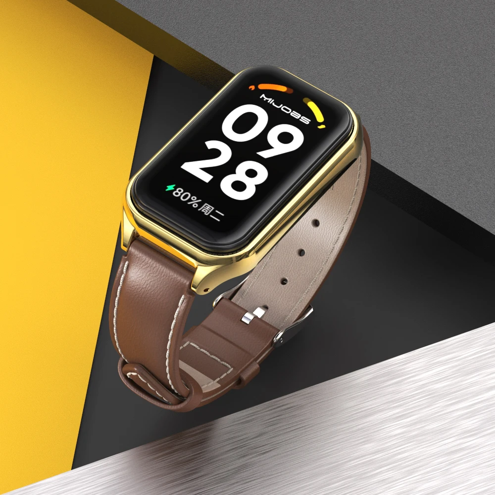 Ремешок для Xiaomi Redmi Band 2, сменный кожаный браслет для смарт-часов Redmi Band 2 Correa