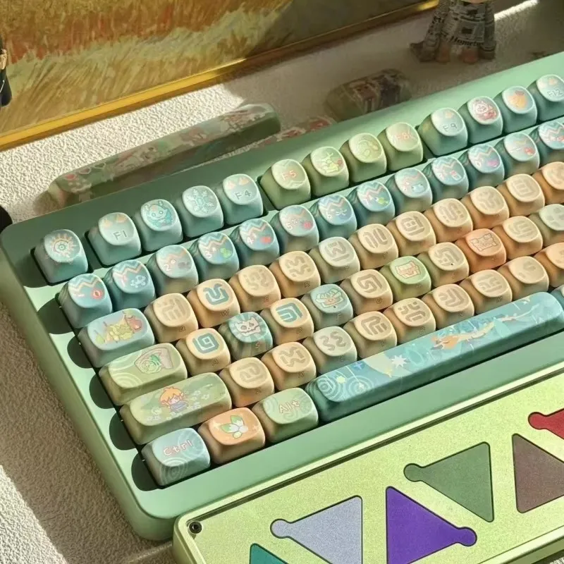 Imagem -04 - Zelda Tema Lado Esculpido Keycap 142 Teclas Moa Cereja Perfil Pbt Sublimação Quente Teclado Mecânico Jogo Periférico Keycap