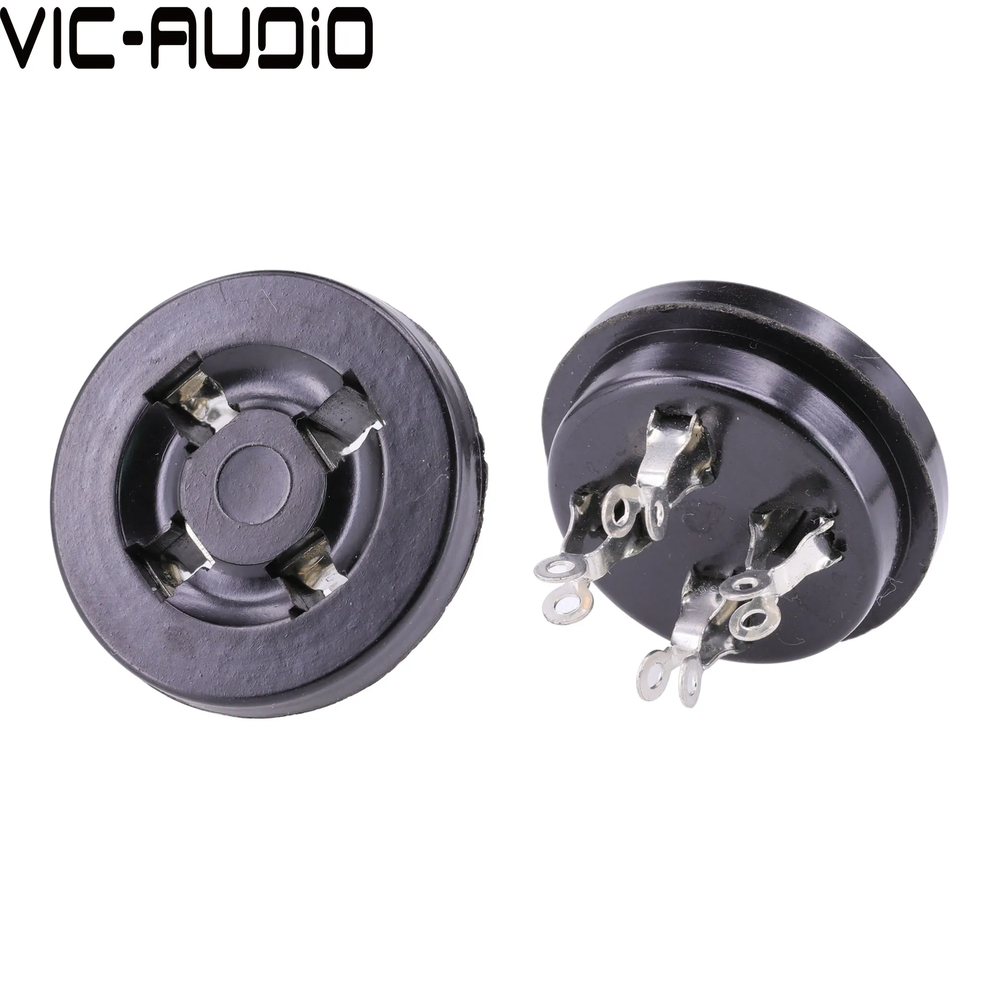 4Pin 튜브 소켓 GZS4-2 베이클라이트 빈티지 밸브 소켓 2A3 FU-811 811 101D 5Z3 300B 진공관 앰프 오디오 HIFI DIY