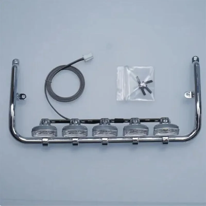 

CTD-05F ABS Прожектор на крышу Передний прожектор для 1/14 Tamiya RC Самосвал Прицеп SCANIA 770S VOLVO BENZ MAN Автомобильные аксессуары