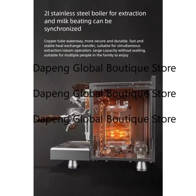 Semi Automatic Italian Style Coffee Extraction Machine E61 Brewing Head Household Commercial Drink Equipment