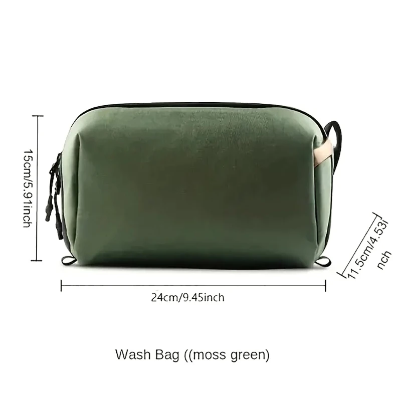 Dry Wet Separation Wash Bag For Business Trips, Large Capacity Storage Bag, Waterproof Makeup Bag Bathroom Organizer