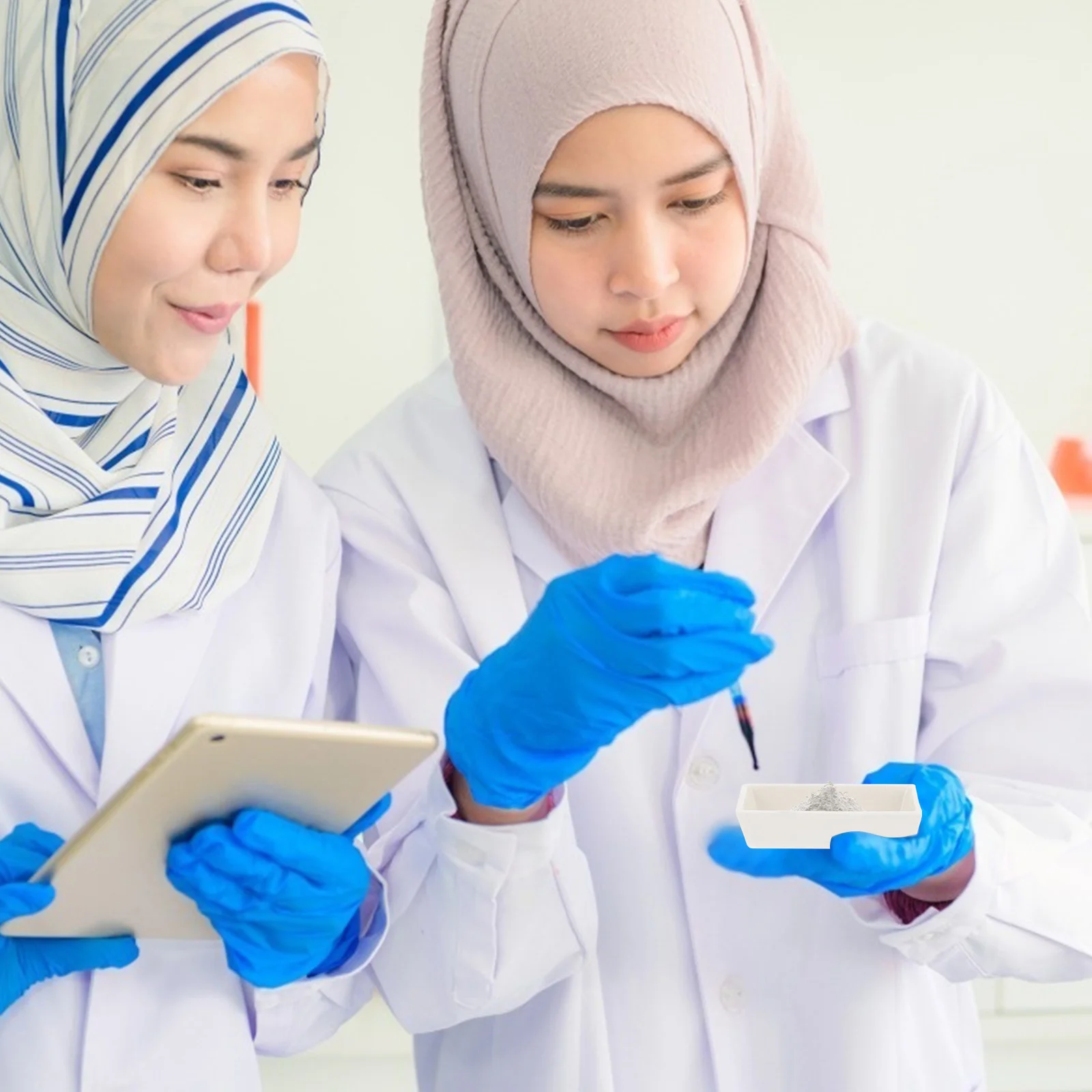 

3Pcs Ceramics Chemical Burning Holder Rectangular Laboratory Experimental Burning Holder Durable Lightweight Practical