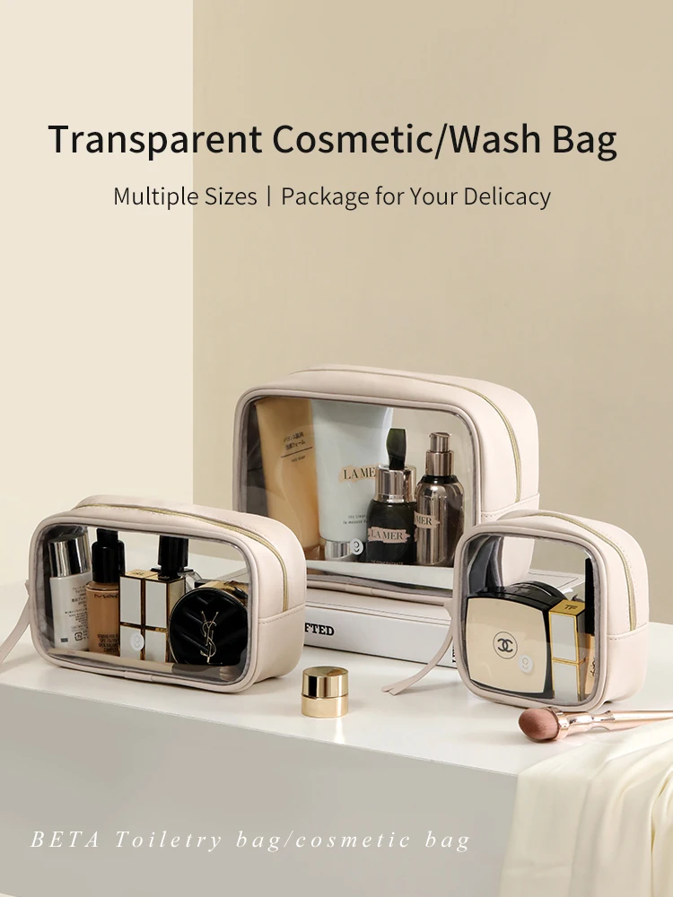 Tianzong Toiletry Bag Portable Travel Business Trip Cosmetics Cosmetics Bag Waterproof Transparent Cosmetic Bag