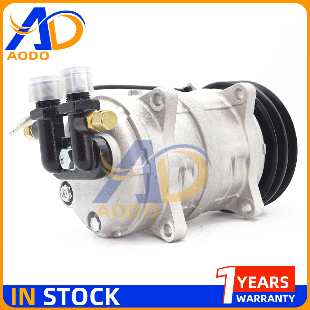 

A/C AC Air Conditioning Compressor With Clutch For TM-16 TM16 Z0006361A 2PK 12V 24V